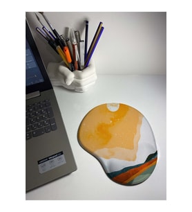 Manzara Çizim Bilek Destekli Mouse Pad
