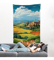 Toskana İtalya Duvar Örtüsü - Tuscany-7764