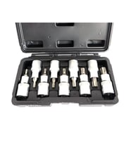 9 Parça 1/2inç CR-V Torx Lokma Seti