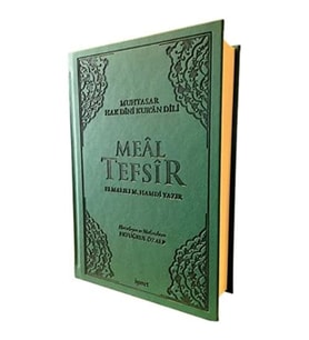 Muhtasar Hak Dini Kuran Dili Meal Tefsir Büyük Boy (Krem)