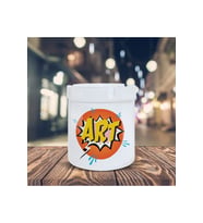 Art Yazılı Küllük Pop Art Baskılı Kül Tablası K-113