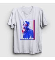 Presmono Unisex Beyaz Watercolor ASAP Rocky T-Shirt 153167tt