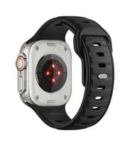 Lexroo Watch Ultra 49mm KRD-135 Silikon Kordon Strap Kayış - Siyah