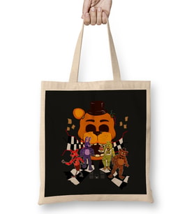 First Night Neon Fnaf Bez Çanta Uzun Saplı