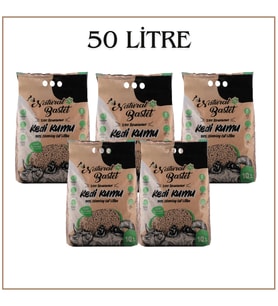 Natural Bastet Topaklanan Çam Pelet Kedi Kumu 50 Litre