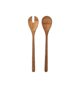 Bambu Salata ve Servis Kaşığı, 31 cm, şık ve doğal tasarım