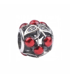Nur Silver Kiraz Gümüş Charm NUR-BL01057