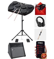 Midex DDX-105-70AMP 70W Amfili Dijital Davul Elektronik Bateri Seti (Davul Amfi Stand Kulaklık Baget)