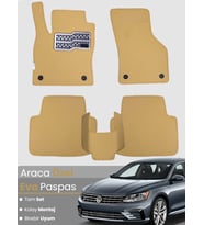 Volkswagen Passat B7 (2011-2014) Uyumlu EVA Paspas Tam Set–Araca Özel,Su Geçirmez,Hızlı Montaj