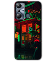 İnfinix Hot 20i Kılıf HD Desen Baskılı Kılıf - China Street