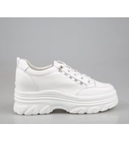 GUJA 25y361 Dolgu Topuk Beyaz Kadın Sneakers