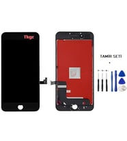 Tkgz - iPhone 7 PLUS Uyumlu Lcd Ekran Dokunmatik -A- Kalite (LW MARKA) SİYAH + TAMİR SETİ