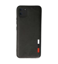 Realme C11 Kılıf Loop Deri Silikon - Siyah