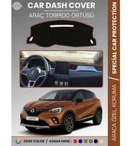 RENAULT CAPTUR (2019-2024) Torpido Örtüsü Ön Göğüs Koruma Torpido Koruma Araca Özel Tam Uyum