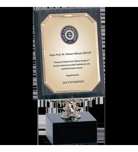 ODAK KUPA - Ahşap Plaketler - PL-042-M B - 15x20 cm