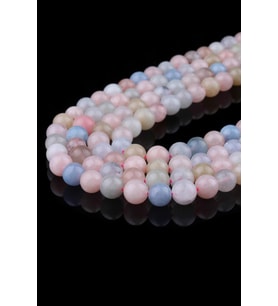 8 MM Morganit Taşı Dizi - DZ3920 (Karışık)