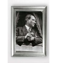 Gümüş Çerçeveli Atatürk Tablo cv698