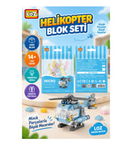 LZ8616 LOZ Helikopter Blok Seti Mini Poşet -canrodi life