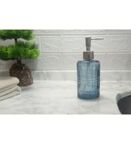CAM SIVI SABUNLUK,YILDIZ DESENLİ MAVİ 300ML 6,8X17,6CM