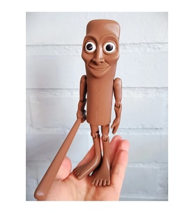 Tung Tung Tung Sahur Figürü – 10.5 cm Sağlıklı PETG malzemeden brainrot Hareketli 3D Dekoratif Figür
