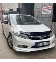 Sts Oto Aksesuar Honda Civic Fb7 2012-2016 Batman Yarasa Ayna Kapağı Piano Black Abs Plastik