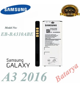 Samsung Galaxy A3 2016 Batarya EB-BA310ABE Servis Ürünü Batarya 2300mAh