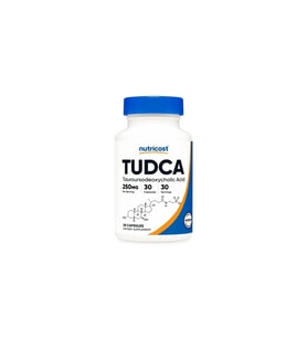 Nutricost TUDCA 250 mg – 30 Kapsül  Tauroursodeoxycholic Acid  Karaciğer Destek Takviyesi  Dietary Supplement