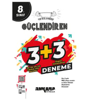 Ankara Yayıncılık 8. Sınıf Çıkmış Sorular Güçlendiren 3+3 Deneme (Çok Renkli)