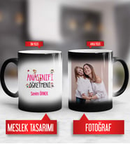 Anasınıfı Öğretmenine Hediye Anasınıfı Öğretmeni Kupa Bardak Sihirli Fotoğraflı