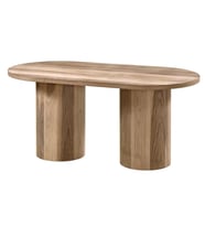 180 LİK CEVİZ SİLİNDİR OVAL MASA