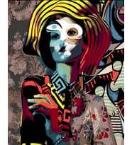 Picasso Girl Before a Mirror Sayılarla Boyama Seti 50x65 cm (Tuvale Gerili)