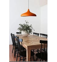 MYLİGHTS RETRO RUSTİK METAL SARKIT TURUNCU AVİZE 35 CM  ÇAP 