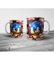 Pixxa Sonic the Hedgehog Kirpi Sonic Kupa Bardak Model 1