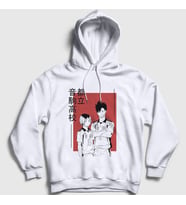 Presmono Unisex Beyaz Kuroken Voleybol High Anime Haikyu Kapüşonlu Sweatshirt 237730tt