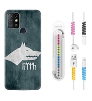 INFINIX Hot 8 9 10 11S Hot 10 Play 10T Kılıf Kablo Koruma Spiral Silikon Göktürk 2 1411
