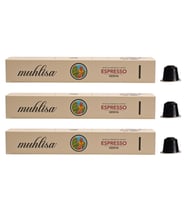 Muhlisa Espresso Kenya Kapsül Kahve 3'lü Kutu (30 Kapsül) %100 Arabica