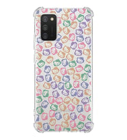 Samsung Galaxy A02s Uyumlu Köşe Korumalı Antişok Kapak Hello Kitty Tasarımlı Şeffaf  Kılıf