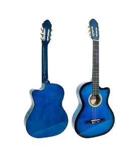 Florancıa FC3900C-RBL Mavi Cutaway Klasik Gitar