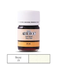 Artdeco Cam Vitray Boyası 25 ml. 19 BEYAZ 