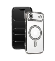 Apple iPhone 17 Air Joke Simli Magneticsafe Kılıf - Gümüş