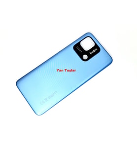 Tkgz Xiaomi Redmi 10C KASA Arka Kapak Batarya Kapağı MAVİ