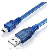 3 Metre 5 Pin Mini Usb Erkek Usb 2.0 Mini Usb B Kablo Mp3 Kamera (Siyah)