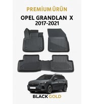 Opel Grandland X 2017-2021 Uyumlu 3D Oto Paspas Premium