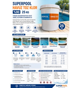 Superpool Havuz Toz Klor %90 25 Kg