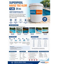 Superpool Havuz Toz Klor %90 25 Kg