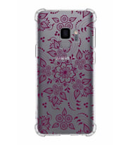 Samsung Galaxy S9  Köşe Korumalı Antişok Kapak Nostalji Desen Tasarımlı Şeffaf  Kılıf