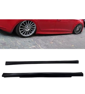 Toyota Auris Yan Marşpiyel Seti Plastik 2 Adet Mat Siyah 2006 2007 2008 2009 2010 karlık+ek+bodykit