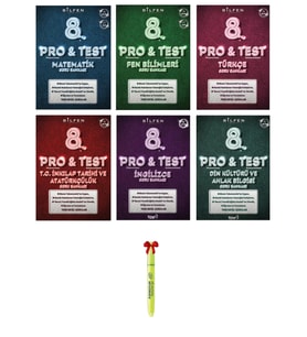 LGS 8.Sınıf PROTEST Soru Bankası FULL Set ( 6 Kitap )