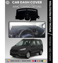 FORD COURİER (2020+) Torpido Örtüsü Ön Göğüs Torpido Koruma Tam Uyum Çatlamayı Önler Kolay Montaj