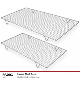 Fida Glaso Teli Kareli 30x40 Cm Paslanmaz